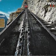 Telefonkarte Schweiz , Bergbahn 5 CHF , leer , Swiss Telecom