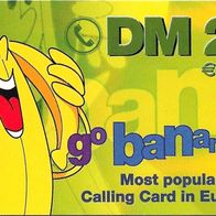 Prepaid Telefonkarte - go Bananas 20, DM , gebraucht und leer