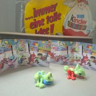 Ü - Ei School Friends Salamander + Frosch + 2 BPZ