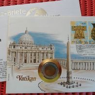 Vatikan 1982 Münzbrief mit 500 Lire