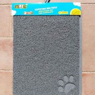 großer Vorleger Katzentoilette 60x40 grau Katzenstreu Matte Katzenklo Toiletten