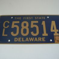 US Nummernschild Delaware The First State