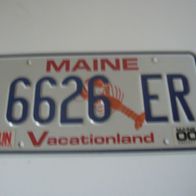US Nummernschild Maine - Vacationland