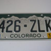 US Nummernschild Colorado