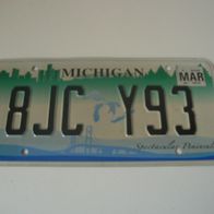 US Nummernschild Michigan - Spectacular Peninsulas