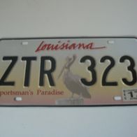 US Nummernschild Louisiana - Sportsman´s Paradise