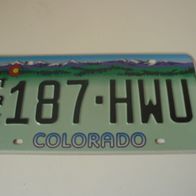 US Nummernschild Colorado (Motiv 2)