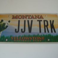 US Nummernschild Montana - Yellowstone National Park