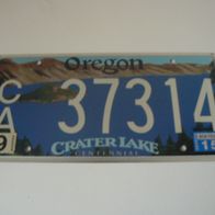 US Nummernschild Oregon - Crater Lake - Centennial