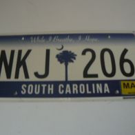 US Nummernschild South Carolina - While I breathe I Hope