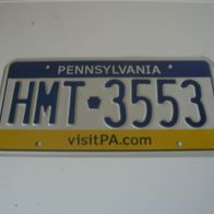 US Nummernschild Pennsylvania