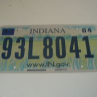 US Nummernschild Indiana