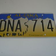 US Nummernschild Alaska - Goldrush Centennial