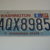 US Nummernschild Washington - Evergreen State