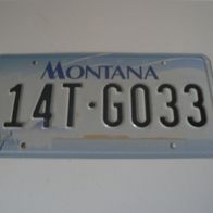 US Nummernschild Montana - Big Sky