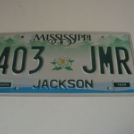 US Nummernschild Mississippi (Motiv 2)