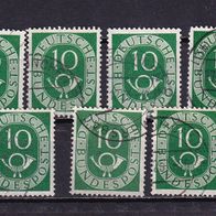 Bund MiNr. 128 Posthorn gest. eine zur Auswahl M€ 0,40 #M132a