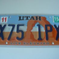 US Nummernschild Utah - Life Elevated