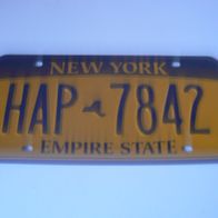 US Nummernschild New York - Empire State