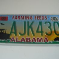 US Nummernschild Alabama - Farming Feeds