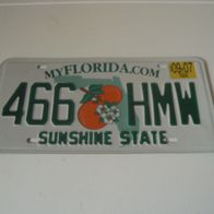 US Nummernschild Florida - Sunshine State