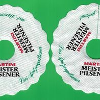 Pilsdeckchen Tropfdeckchen, Martini Meisterbräu & andere 9x
