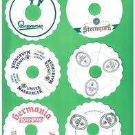 Pilsdeckchen Tropfdeckchen, Marburger Brauerei & andere 16x