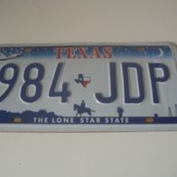 US Nummernschild Texas - The Lone Star State (Neu + OVP)