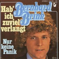 7 Vinylcover Bernhard Brink * Hab ich zu viel verlangt