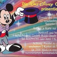 Telefonkarte - S 139 von 1993 , Walt Disney , leer