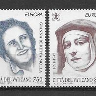 030) Vatikan 1996 Europa Mi. Nr. 1179/80 kpl. Satz postfrisch