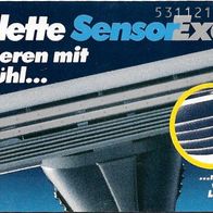 Telefonkarte - S 130 von 1993 , Gillette , leer