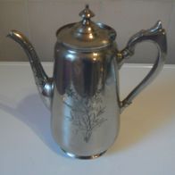 Teekanne / Kaffeekanne aus Metall Marke Gerhardi & Co Modell 1700 (leicht defekt)