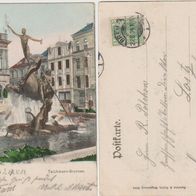 Bremen 1904 Teichmann Brunnen coloriert Top Karte