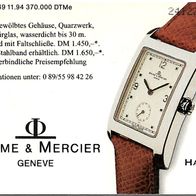 Telefonkarte - S 49 von 1994 , Baume & Mercier , leer