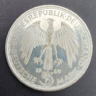 BRD Gerhard Mercator 5 Deutsche Mark 1969 F