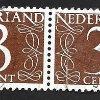 Holland Freimarken " Ziffer " Michelnr. 612 o im Paar