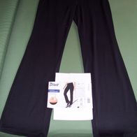 Crivit Damen Funktionshose Jazzhose Tanzhose Sporthose Schlaghose Gr. M Schwarz