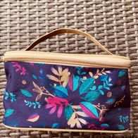 Yves Rocher Kosmetiktasche in Lila mit goldf. Applikationen, neu