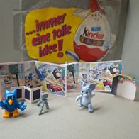 Ü - Ei Spielzeug Tiere Maus + Eule + 2 BPZ