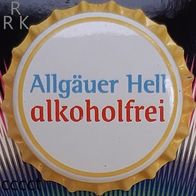 Allgäuer Hell alkoholfrei Schäffler Brauerei Bier Kronkorken 2026 in neu + unbenutzt