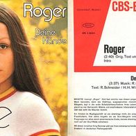 7"BRIGITTE · Roger (CV Promo RAR 1972)