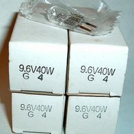 G4-Leuchtmittel, 9,6 V, 40 W Halogen
