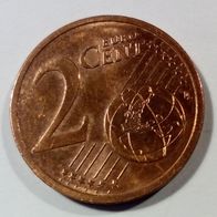 EURO BRD 2015 A 2ct (H006) Präg. A Berlin 0,02€ Zwei-Cent zirk. Geldbörsenqualität