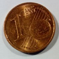 EURO BRD 2015 F 1ct (H0007) Präg. F Suttgart 0,01€ Ein-Cent zirk. Geldbörsenqualität