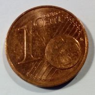 EURO BRD 2015 F 1ct (H0008) Präg. F Suttgart 0,01€ Ein-Cent zirk. Geldbörsenqualität