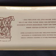 Villeroy & Boch schwere rechteckige Porzellan Fayence Platte
