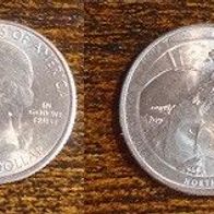 Münze USA: 0,25 oder Quarter Dollar 2015 - North Carolina - Blue Ridge Parkway - P