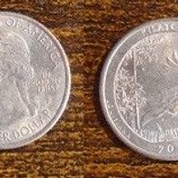 Münze USA: 0,25 oder Quarter Dollar 2015 - Louisiana - Kisatchie - P