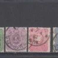 Briefmarken Deutsches Reich 1877 Pfennig 5 Marken
